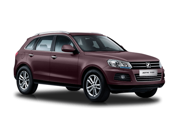 Zotye T600 Цвет: Темно-Вишневый